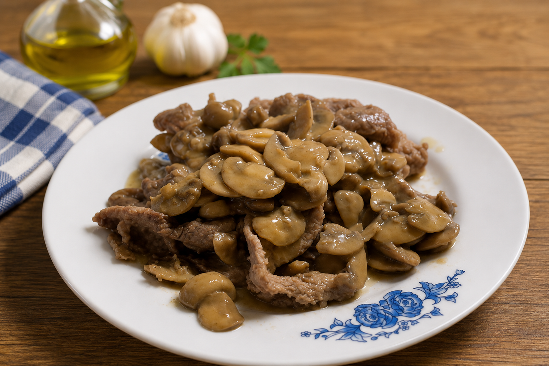 Scaloppine ai funghi cremosissime con Bimby&nbsp;