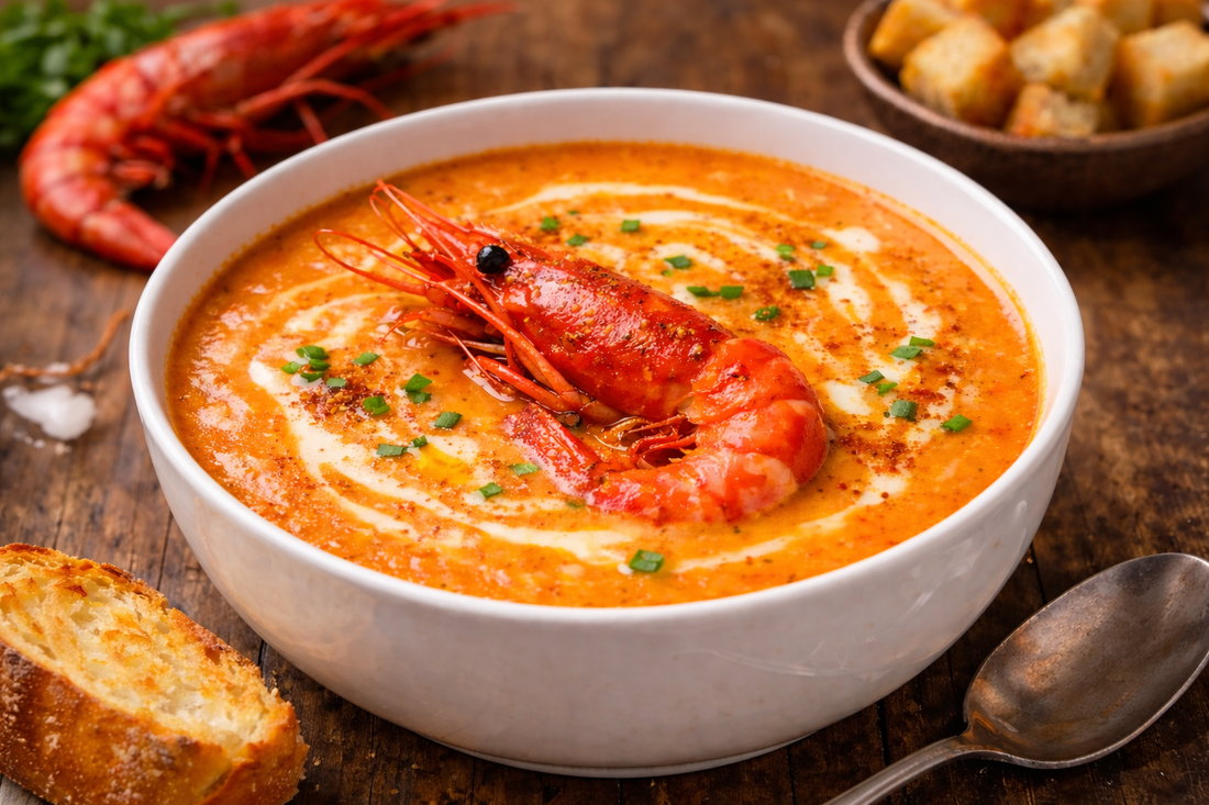 Bisque di Gambero Rosso con Bimby