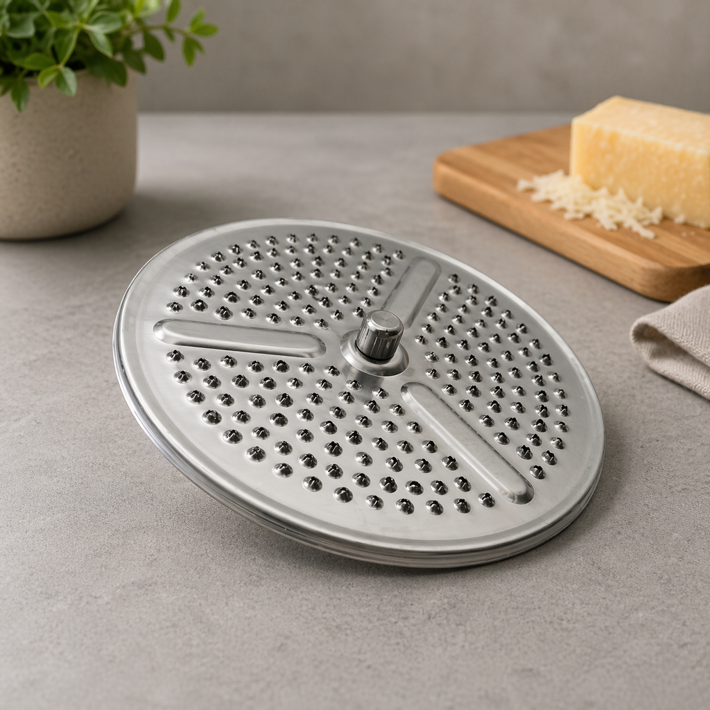 Copertura Lama e Pelapatate 2 in 1 Compatibile TM5, TM6, TM7 – Accessorio in Acciaio Inox per Pelare e Proteggere