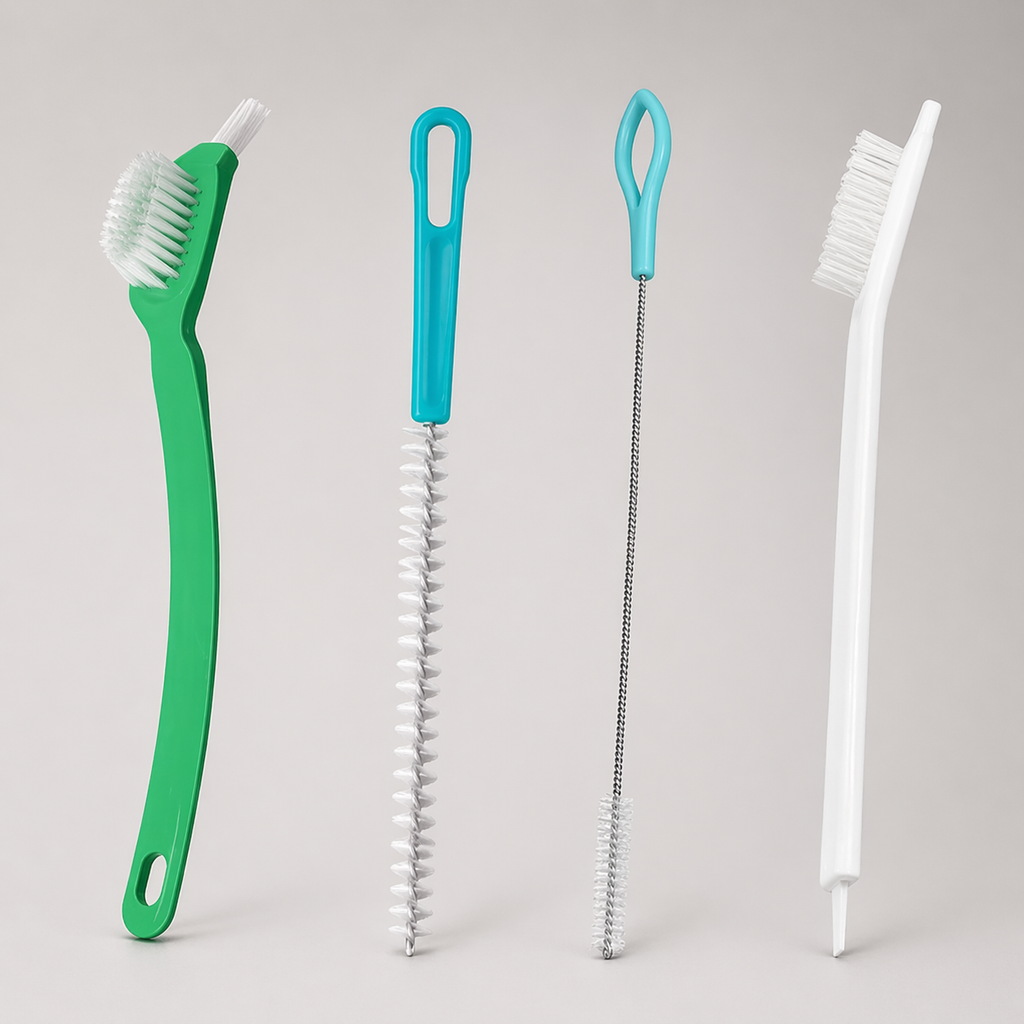 Set 4 Spazzole per Pulizia Compatibili Bimby TM5 TM6 TM7 TM31 
